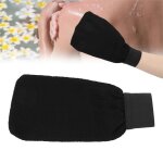 Gant exfoliant - son - douche exfoliante - noir - lavable - synthtique