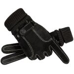 Gants - gants pour hommes - gants dhiver pour hommes - gants chauds en cuir v�ritable - gants compatibles ...