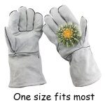 Gants de jardin - robustes - anti - coupures - anti - �pines - taille unique (m) - gris