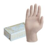 Gants latex jetables - outifrance - taille 10 - intrieur poudr - bote de 100