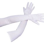 Gants longs - 56cm - enfant fille - halloween nol