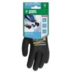 Gants manutention eurolite 15n606d end nitrile paume + 3 - 4 dos + picots taille 9