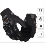 Gants de moto scooter homologu� ce paire noir gants doigt complet protection xl