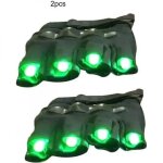 Gants de protection - laser - gants lumineux - led - vert - mixte