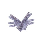 Gants - sequin argent - int�rieur - mixte - adulte