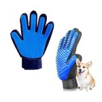 Gant de toilettage - bleu - silicone - outil de massage doux Gant de toilettage - bleu - silicone - outil de massage doux