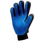 Gant de toilettage - doux - bleu - pilation - massage - nettoyage