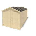 Garage en bois - 1819m2 - 305x591m - ep. 18mm - couleur: naturel - gar29