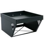 Garage pour robot tondeuse avec bac � plantes hwc - p41 toit abri tondeuse � gazon m�tal 40x60x70cm - ...