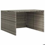 En solde garage pour robot tondeuse gris - burke - 86x90x52 / 57 cm r�sine tress�e j5133