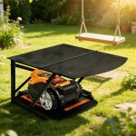 Garage de tondeuse � gazon porte dentr�e couverture accessoires fen�tre protection solaire gazebos housse ...