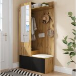 Garde - robe moderne de couloir avec miroir et armoire � chaussures - ensemble de garde - robe - porte ...