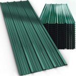 Gardebruk 14x tles de bardage 110x46cm = 7m galvanis rsistant aux intempries tle ondule trapzodale ...