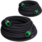 Gardebruk® 2x tuyau d?irrigation microporeux 2x 15m 1 / 2 répartiteur en t 2 raccords surface sous terre ... Gardebruk® 2x tuyau d?irrigation microporeux 2x 15m 1 / 2 répartiteur en t 2 raccords surface sous terre ...
