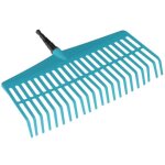 Gardena balai - rteau 43cm combisystem - plastique solide - 22 dents ? ratissage petite surface herbe ...