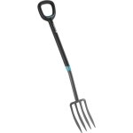Gardena fourche  bcher ergoline ? manche revtement souple ? poigne ergo en d ? dents acier tremp ...