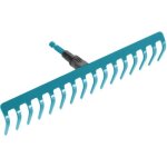 Gardena rteau de jardin 41cm combisystem - acier robuste - 16 dents ? ratissage & nivellement du sol ...