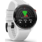 Garmin approach s62 sport gps golf smartwatch (lunette noire avec bande blanche)