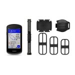 Compteur gps - garmin - edge 1040 - capteurs de vitesse et cadence - moniteur hrm - dual - noir