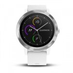 Garmin vivoactive 3 montre connect�e avec gps et cardio - argent et bracelet blanc