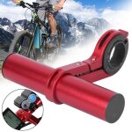 Accessoire vlo - garosa - prolongateur de guidon - 10 cm - support multifonction - noir