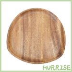 Garosa assiette de service en bois assiette � d�ner en bois de noyer de style japonais assiette art plat ...