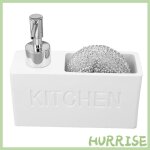 Garosa distributeur de savon avec porte - �ponge distributeur de liquide bouteille � pompe avec �ponge ...