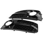 Garosa grilles antibrouillard pare - chocs 2 pi�ces pour grilles antibrouillard avant noir brillant de ...