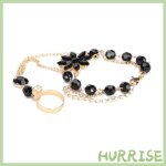 Garosa harnais de main d?anneau harnais � la main �l�gant bracelet en alliage bague au doigt bracelet ...