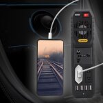 Garosa onduleur de voiture 200w dc 12v  ac 220v convertisseur de puissance de voiture allume - cigare ...