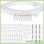 Garosa rail de rideau ensemble de rails de rideaux pour plafond de maison 5m montage sup�rieur tringle ...