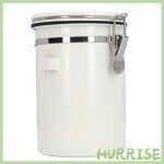 Garosa r�cipient � grains de caf� bo�te � caf� herm�tique en acier inoxydable 304 r�cipient de papeterie ...