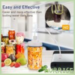 Garosa scellant pour bocaux mason kit de scellage sous vide pour bocaux art livre multicolore avec pompe ...