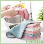 Garosa torchon de cuisine (beige)nettoyage de la cuisine plat en tissu avec anneau de suspension droguerie ...