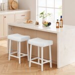 Garvee - lot de 2 tabourets de bar - chaise haute de cuisine - avec pieds en m�tal - rembourr� assise ...