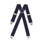 Gaspard bretelles homme larges carreau floral
