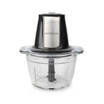 Gastronoma 18210101 - mini hachoir - 500 w - 1000 ml - bol en verre - noir inox