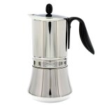 Gat cafeti�re italienne moka 10 tasses inox 18 / 10 - compatible induction
