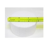 Gteau rond polystyrne 15cm blanc