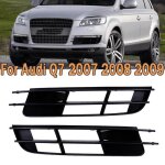 Gauche - couvercle de pare - chocs inf�rieur avant de voiture calandre noire en plastique pour audi q7 ...