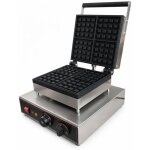 Gaufrier �lectrique professionnel 4 gaufres belge - 1600w - inox - thermostatique 50 - 300�c