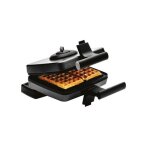 Gaufrier - frifri - fri022815012blp - 1200 w - plaques fonte daluminium antiadh�sives - rotation 180� ...