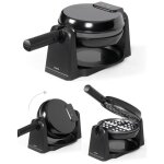 Gaufrier - livoo - wdop252 - 1000w - 175cm - 4 gaufres - antiadh�sif sans pfas