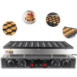 Gaufrier multifonction �lectrique 1800w avec anti - adh�sif machine � noix 50 trous machine � p�tisserie ...