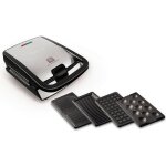 Gaufrier - tefal - sw854d16 - revtement antiadhsif - fonction sandwichs - 850 watt