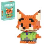 Gavi store figurine � assembler zootopie nick wilde 64 cm 147 pi�ces micro bricks jeu de construction ...