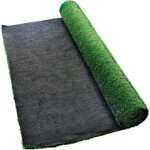 Gazon artificiel - werkapro - 1 x 10 m - hauteur 10 mm - polythylne - traitement uv