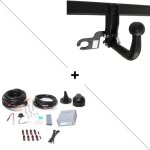 Attelage dacia sandero y compris gpl (01 / 13 - 12 / 20) col de cygne + faisceau universel 7 broches ...