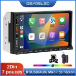 Autoradio - gearelec - 7 pouces - bluetooth 5. 0 - double usb - miroir de lécran Autoradio - gearelec - 7 pouces - bluetooth 5. 0 - double usb - miroir de lécran