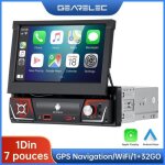 Autoradio gearelec android 7 pouces avec carplay et android auto gps navigation wifi bluetooth rds 1 ...